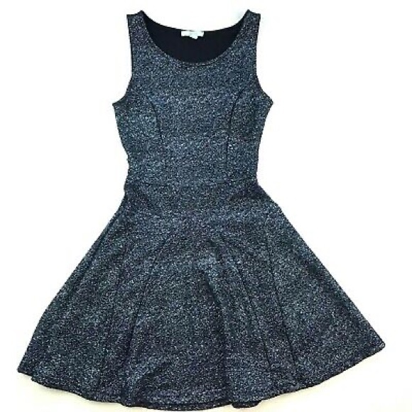 Soprano Dresses & Skirts - Soprano Blue and Black Shimmery Dress
